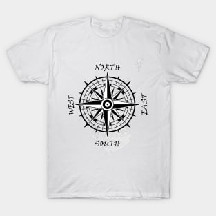 Scottish compass with english cardinal points T-Shirt